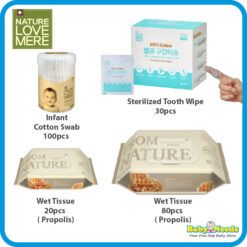 Nature Love Mere Baby Wipes/Cotton Swab/Tooth Wipes