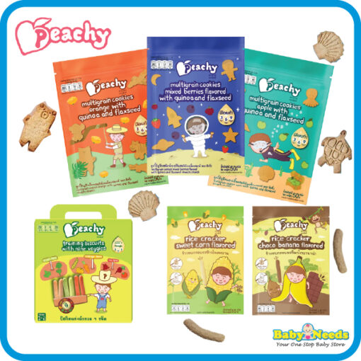 Peachy Baby Multigrain Cookies/Traning Biscuits/Rice Cracker
