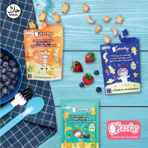 Peachy Baby Multigrain Cookies/Traning Biscuits/Rice Cracker - Image 4