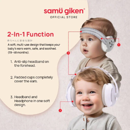 Samu Giken Baby Earmuffs 2in1 - Image 8
