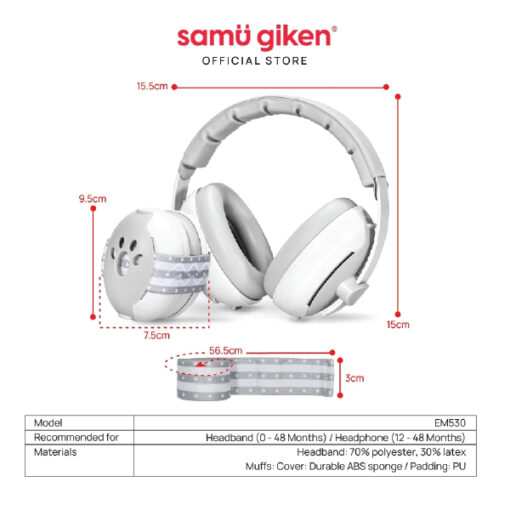 Samu Giken Baby Earmuffs 2in1 - Image 2