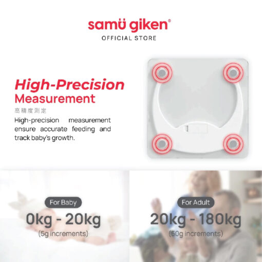 Samu Giken Digital Weight Scale For Baby & Adult - Image 7