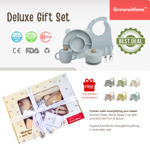 Growwithme Baby Deluxe Feeding Gift Set - Image 2