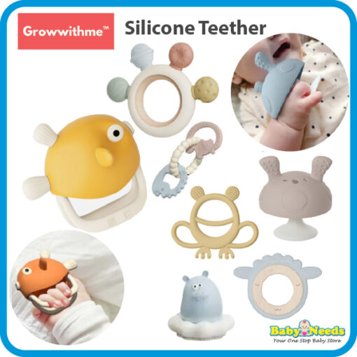 Growwithme Silicone Baby Teether Toys