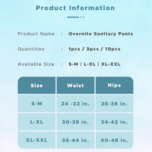 Shapee : Overnite Sanitary Panties Maternity Pad - Image 2