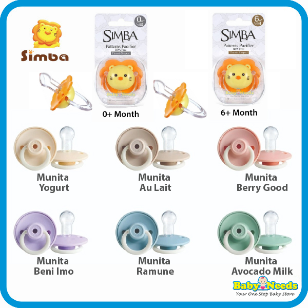 Simba Thumb Shaped Pacifier/ Munita Round Pacifier