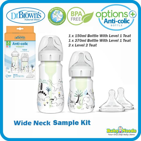 Dr Brown's Options+ PP Wide Neck Sampler Kits