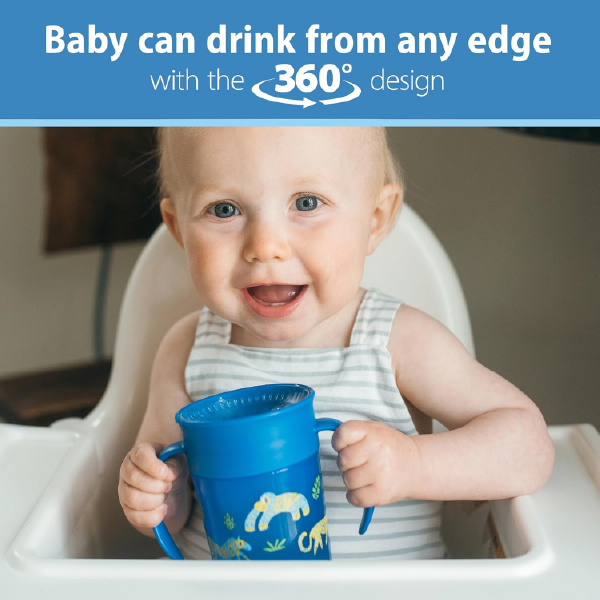 Dr Brown's Milestone Cheers360 Baby Kids Drinking Cup 7oz/ 200ml - Image 2