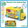 LeapFrog Phonics Fun Animal Bus Learn Alphabet Names & Sounds