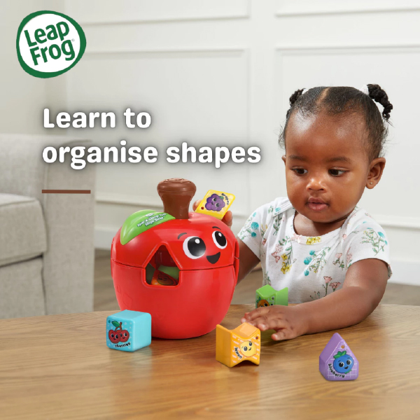 LeapFrog Spin & Change Apple Shape Sorter - Image 4
