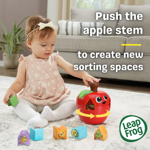 LeapFrog Spin & Change Apple Shape Sorter - Image 5