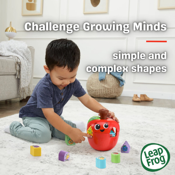 LeapFrog Spin & Change Apple Shape Sorter - Image 6