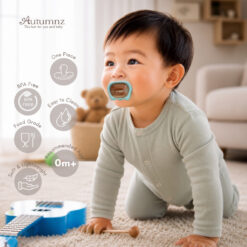Autumnz Comfort Baby Silicone Pacifier ( Round/ Orthodontic ) - Image 2