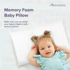 Autumnz Memory Foam Newborn/Baby Pillow (with Tencel Cover) - Image 4