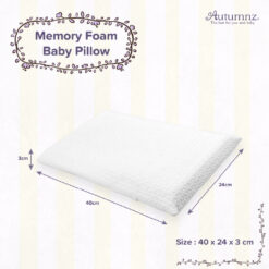 Autumnz Memory Foam Newborn/Baby Pillow (with Tencel Cover) - Image 3