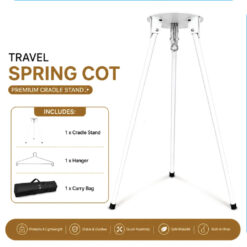 Ibaby Baby Spring Cot/ Travel Cradle Stand - Image 5