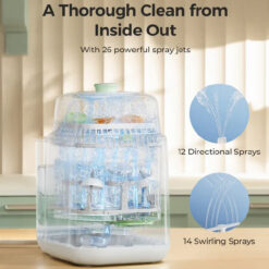 Momcozy KleanPal Pro Baby Bottle Washer, Sterilizer & Dryer - Image 7