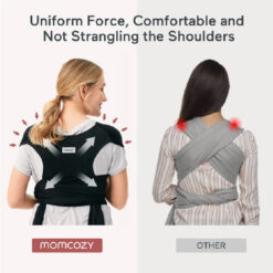 Momcozy Baby Wrap Carrier Lightweight Newborn to Toddler - Image 6