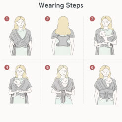 Momcozy Baby Wrap Carrier Lightweight Newborn to Toddler - Image 7