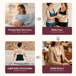 Momcozy Ergowrap Postpartum Belly Band Binder - Image 8